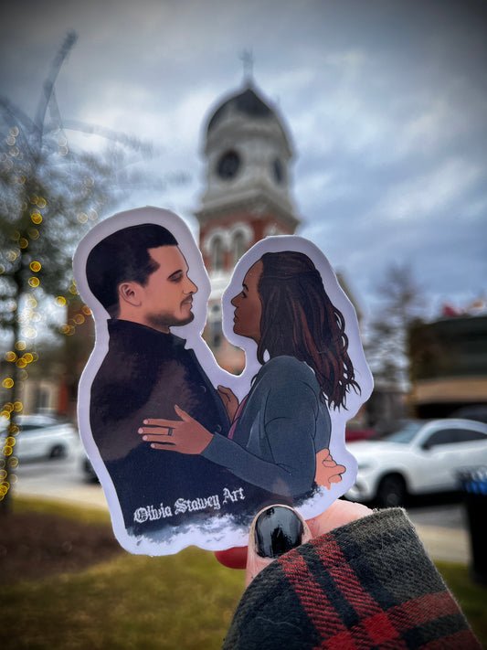 Bonnie & Enzo forever sticker 4 inches