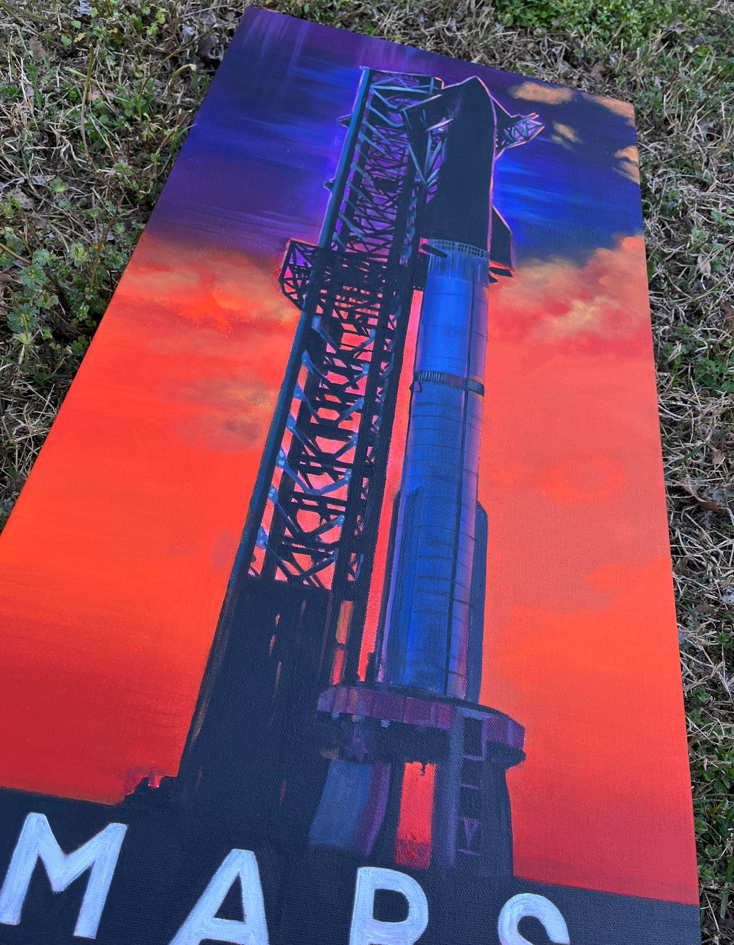 15x30 inches “Welcome to Starbase”