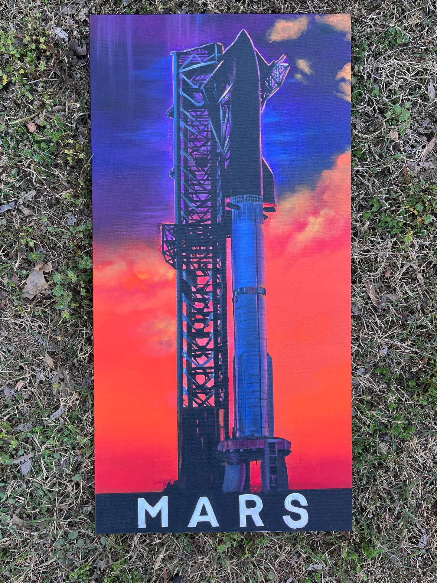 15x30 inches “Welcome to Starbase”