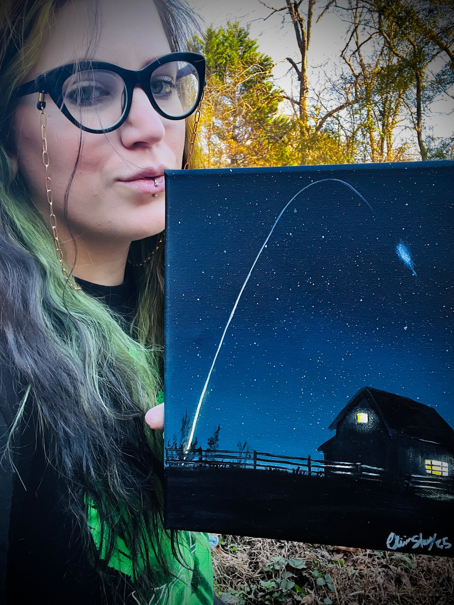 “Chasing Rockets” 8x10 inches