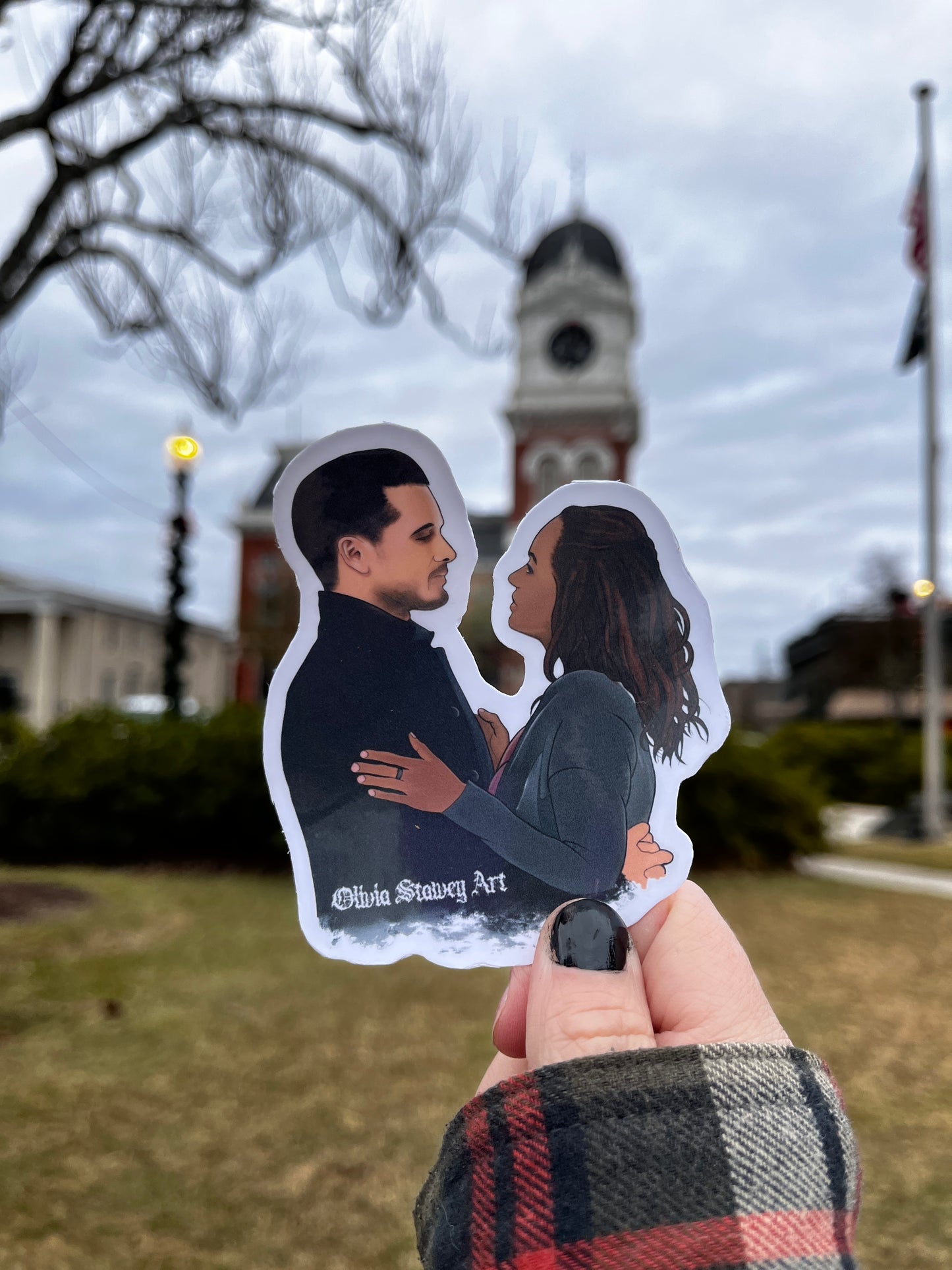 Bonnie & Enzo forever sticker 4 inches