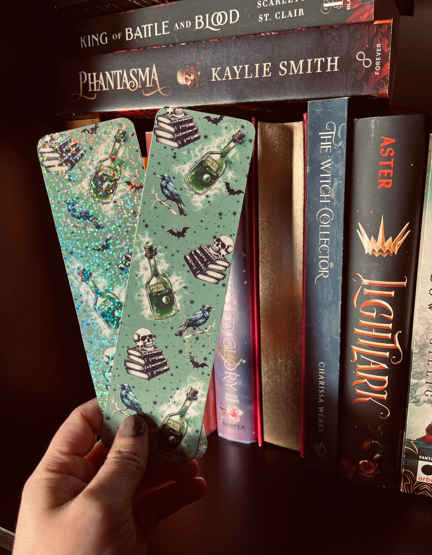 Witchy 2x7 in double sided bookmark