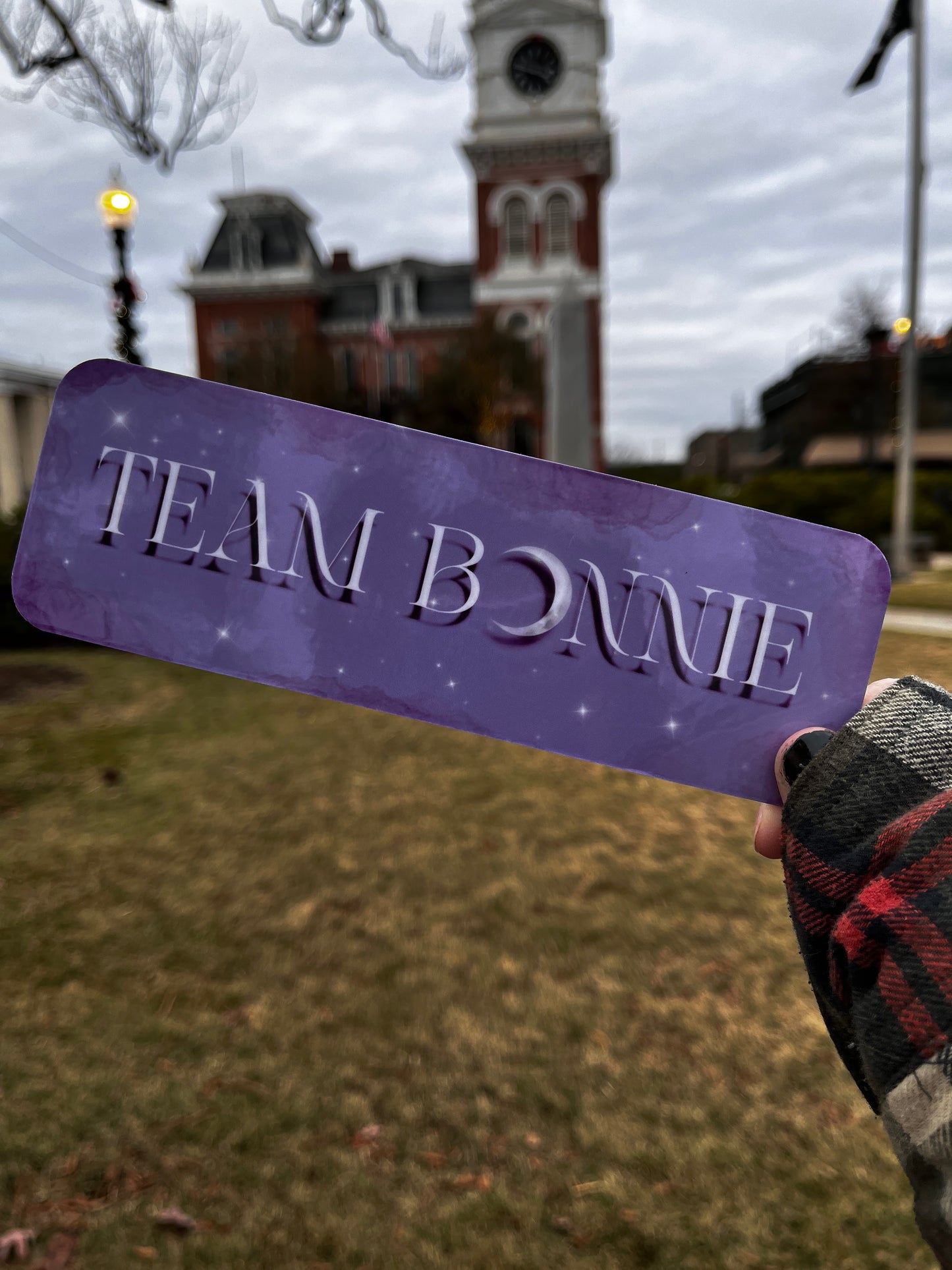 Team Bonnie 2.5x7 inch bookmark (Double Sided)