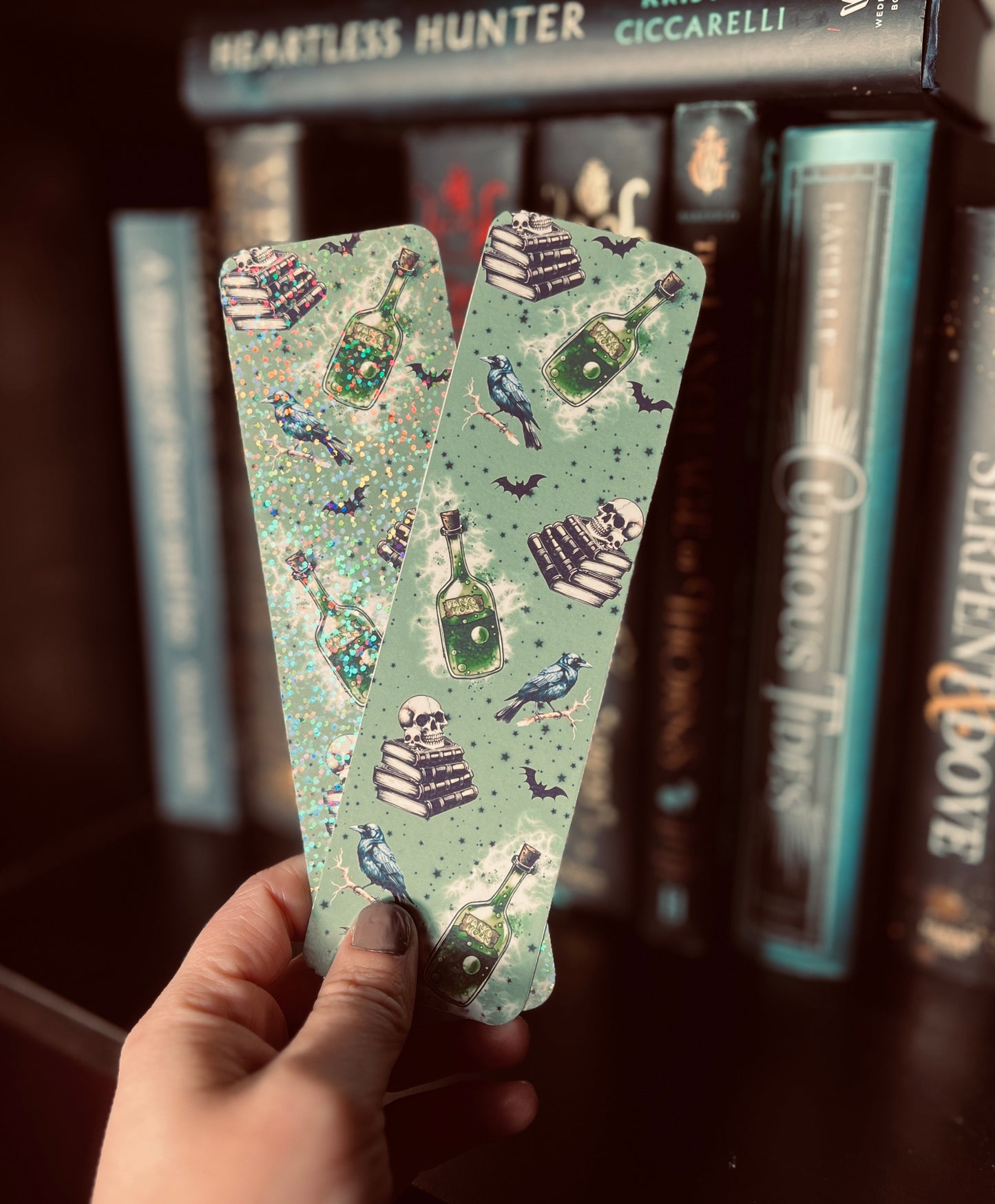 Witchy 2x7 in double sided bookmark