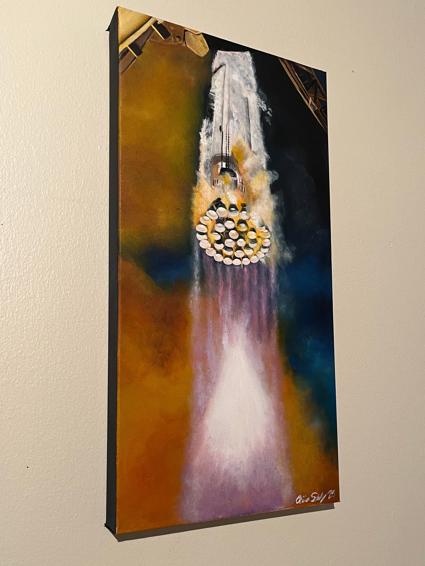 “Waking the Raptors” 10x20 inches