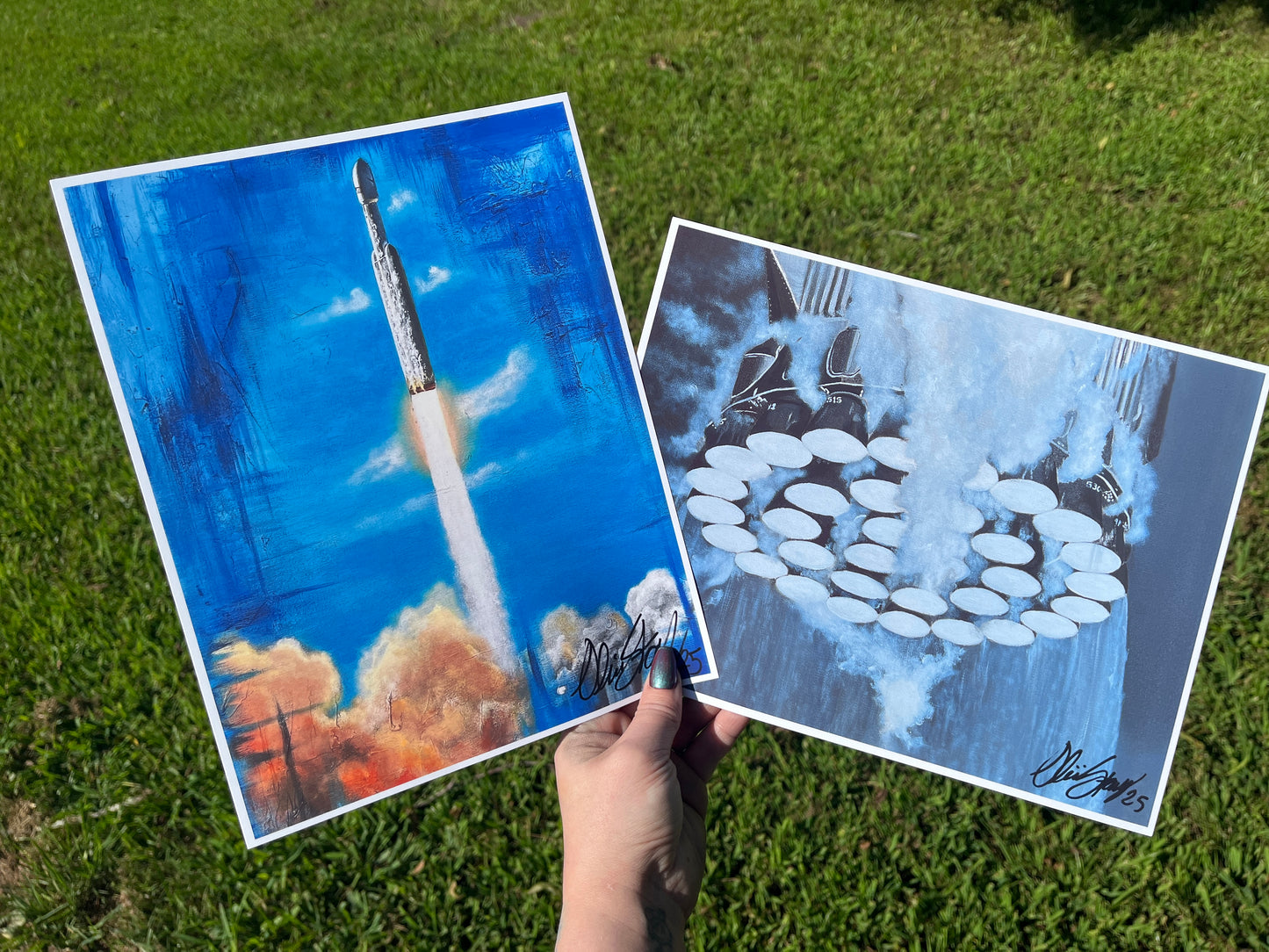 Hand signed Prints! 8.5x11 inches