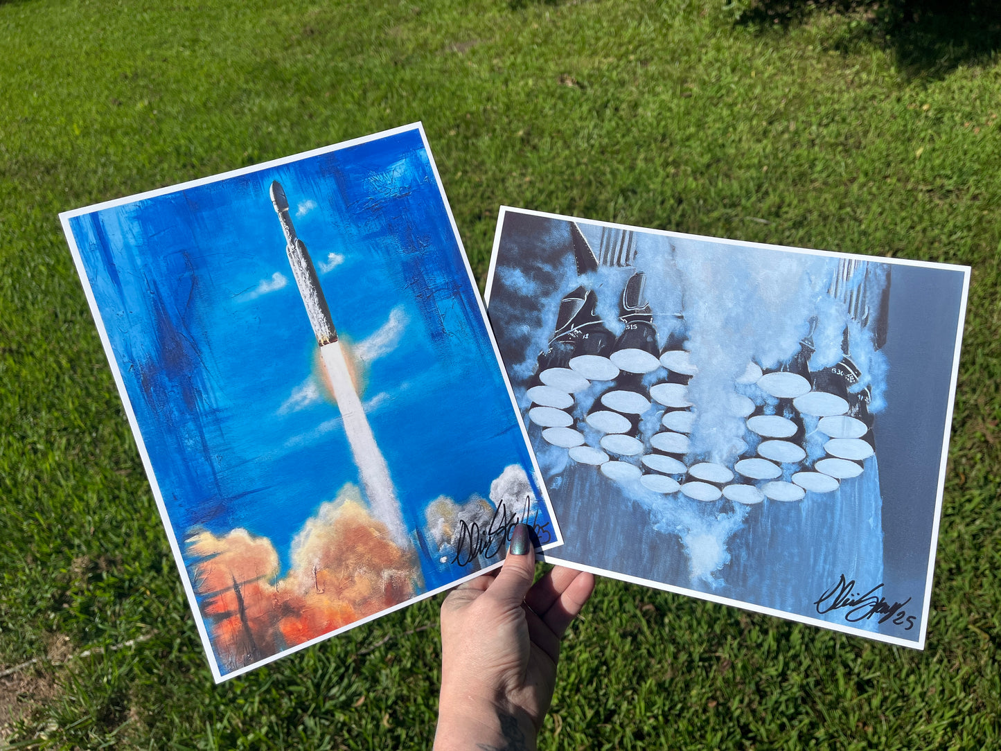 Hand signed Prints! 8.5x11 inches