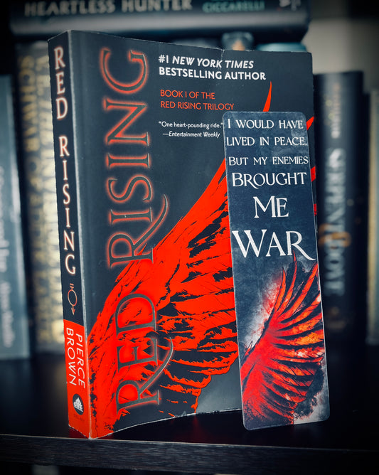 Red Rising 2x7 inch bookmark