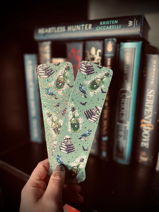 Witchy 2x7 in double sided bookmark
