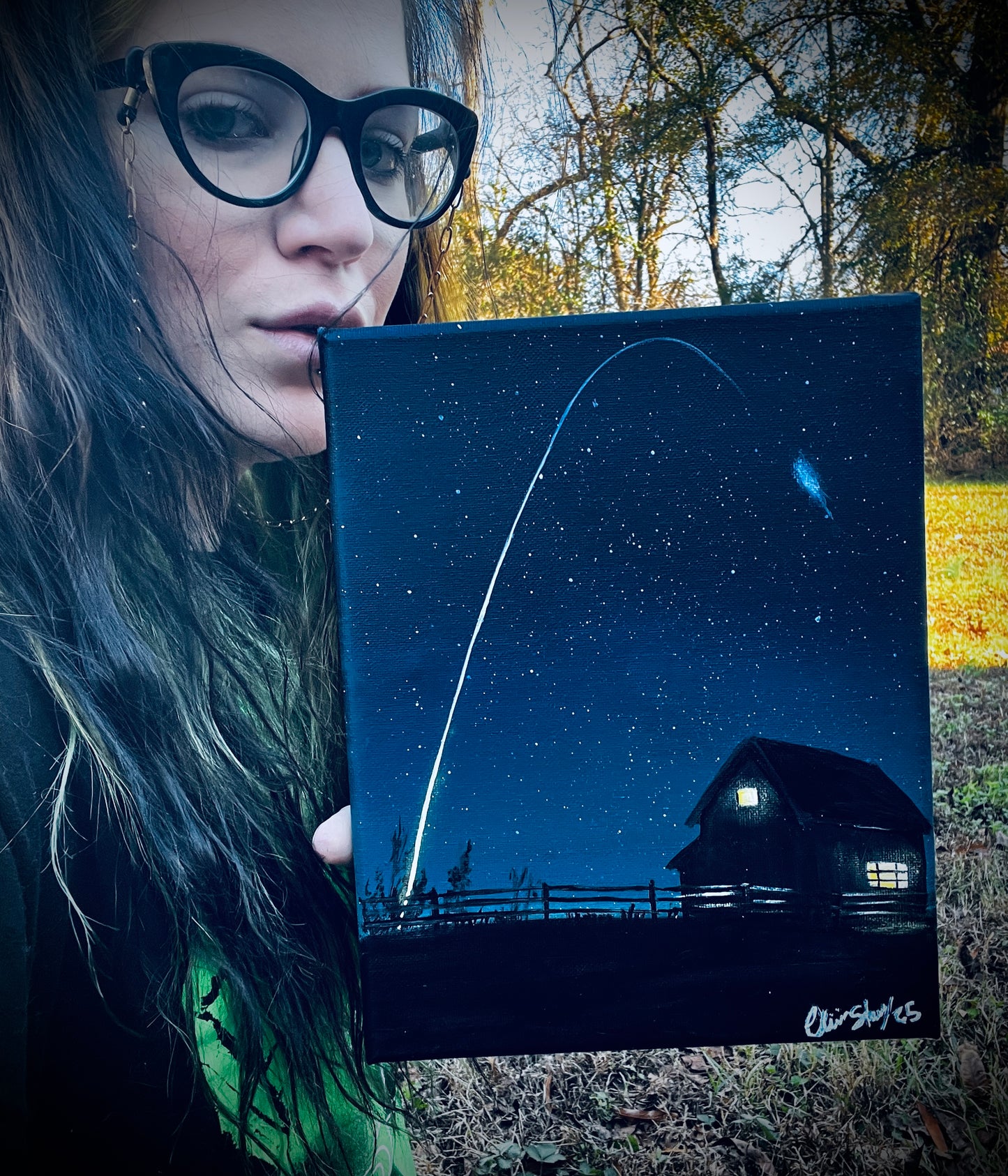 “Chasing Rockets” 8x10 inches