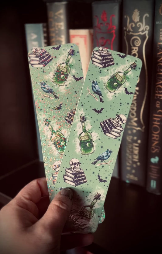 Witchy 2x7 in (double sided) bookmark