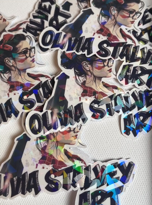 Olivia Stalvey Art Holographic shards
